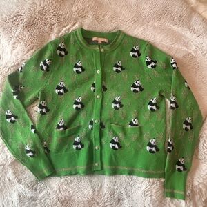 Playful Panda Cardigan
